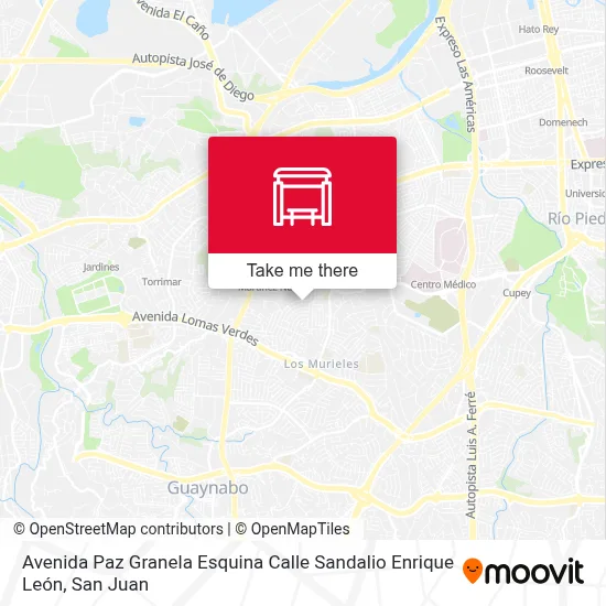 Avenida Paz Granela Esquina Calle Sandalio Enrique León map