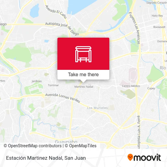 Estación Martinez Nadal map