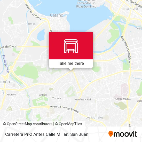 Carretera Pr-2 Antes Calle Millan map