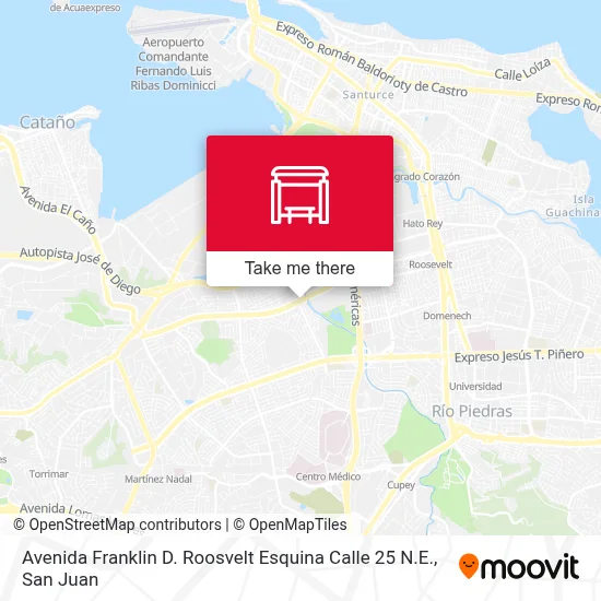 Avenida Franklin D. Roosvelt Esquina Calle 25 N.E. map