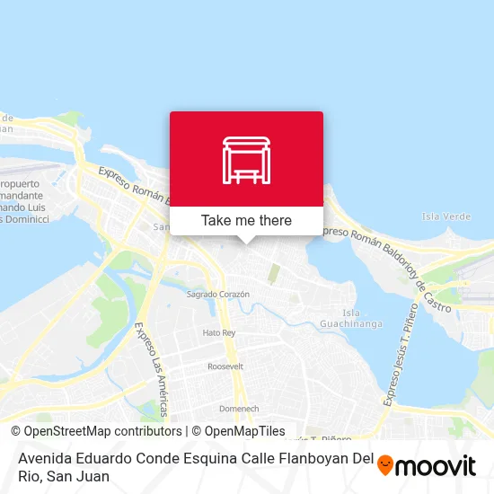 Mapa de Avenida Eduardo Conde Esquina Calle Flanboyan Del Rio