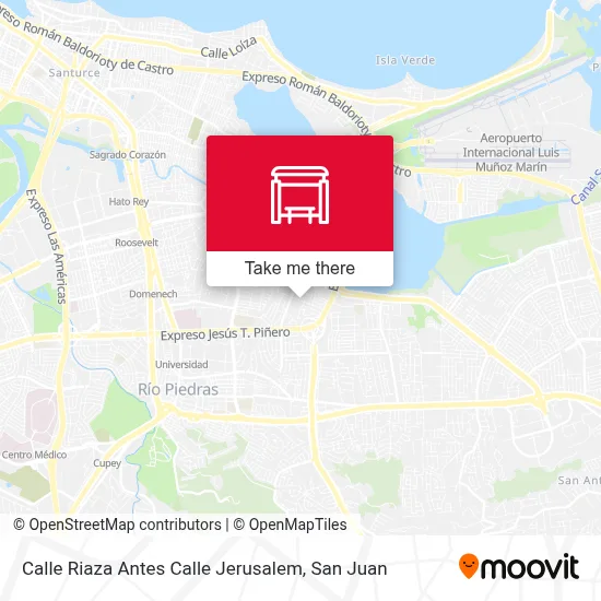 Calle Riaza Antes Calle Jerusalem map