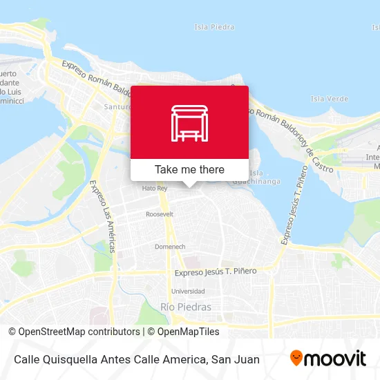 Calle Quisquella Antes Calle America map