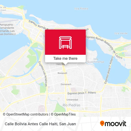 Mapa de Calle Bolivia Antes Calle Haiti