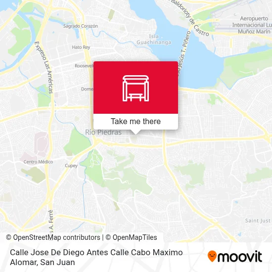 Calle Jose De Diego Antes Calle Cabo Maximo Alomar map