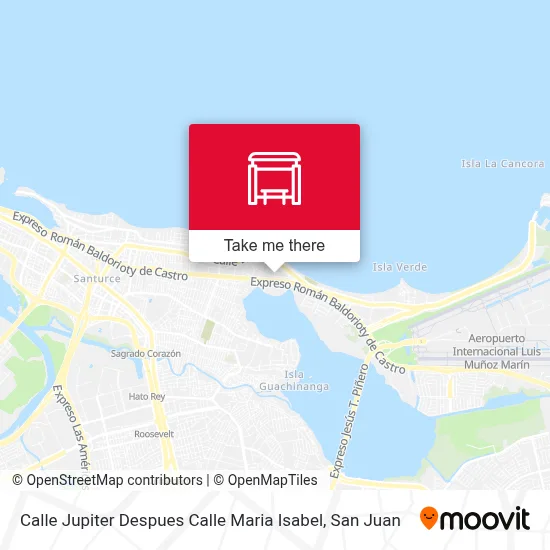 Mapa de Calle Jupiter Despues Calle Maria Isabel