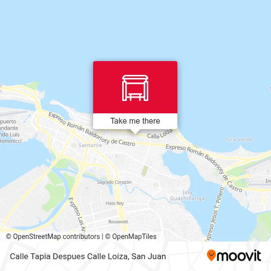 Calle Tapia Despues Calle Loiza map