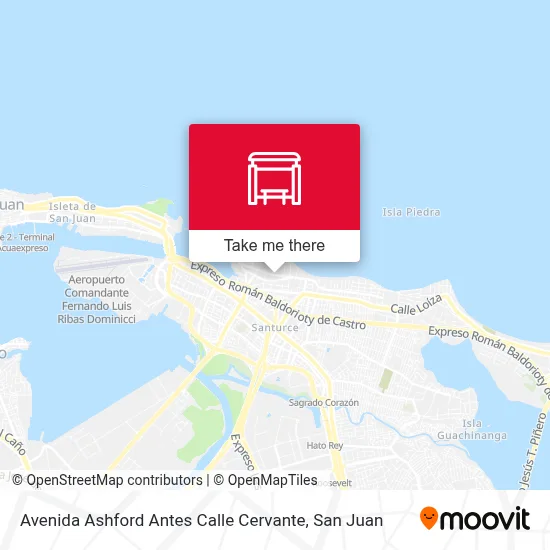 Mapa de Avenida Ashford Antes Calle Cervante