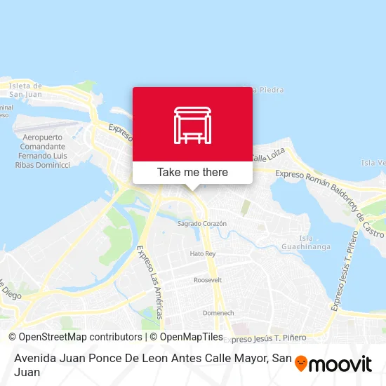 Avenida Juan Ponce De Leon  Antes Calle Mayor map