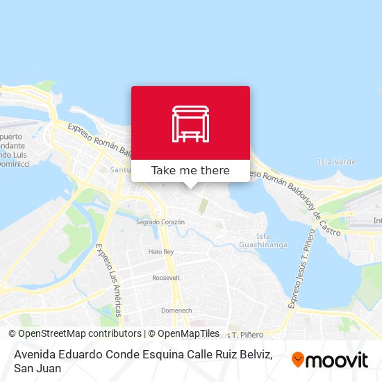 Mapa de Avenida Eduardo Conde Esquina Calle Ruiz Belviz