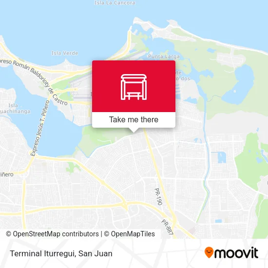 Mapa de Terminal Iturregui