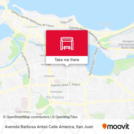 Mapa de Avenida Barbosa Antes Calle America
