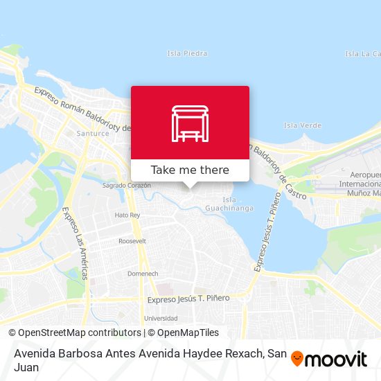 Mapa de Avenida Barbosa Antes Avenida Haydee Rexach