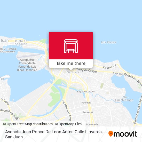 Avenida Juan Ponce De Leon Antes Calle Lloveras map