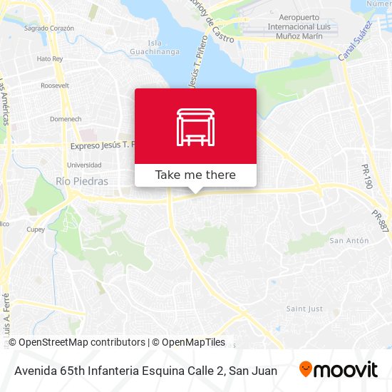 Avenida 65th Infanteria Esquina Calle 2 map