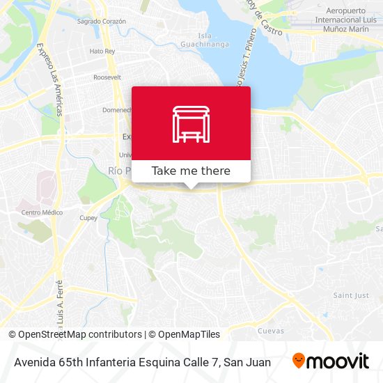 Mapa de Avenida 65th Infanteria Esquina Calle 7