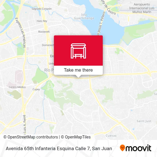 Avenida 65th Infanteria Esquina Calle 7 map