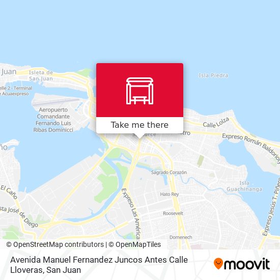 Mapa de Avenida Manuel Fernandez Juncos Antes Calle Lloveras