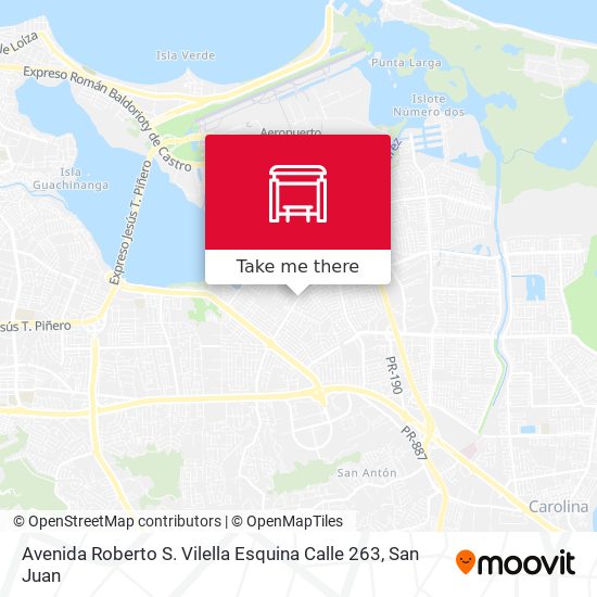 Avenida Roberto S. Vilella Esquina Calle 263 map