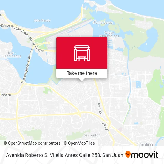 Avenida Roberto S. Vilella Antes Calle 258 map