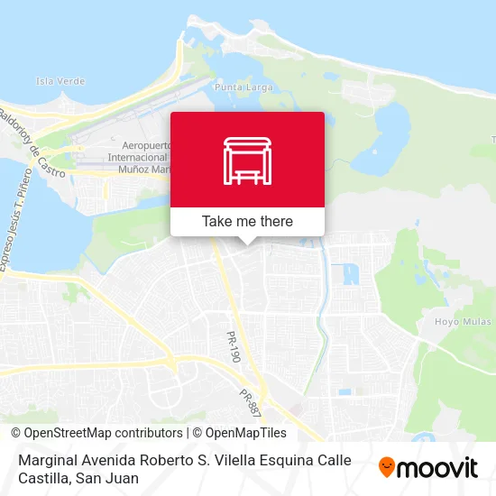 Mapa de Marginal Avenida Roberto S. Vilella Esquina Calle Castilla