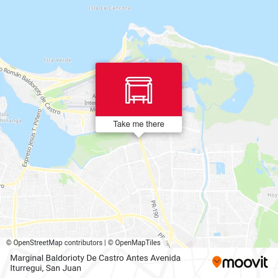 Marginal Baldorioty De Castro Antes Avenida Iturregui map