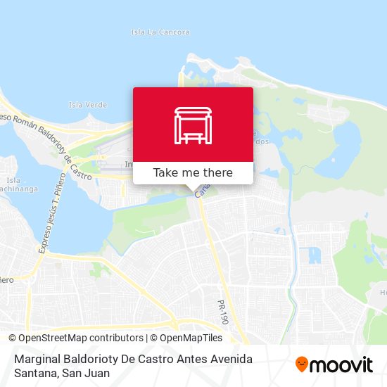 Marginal Baldorioty De Castro Antes Avenida Santana map