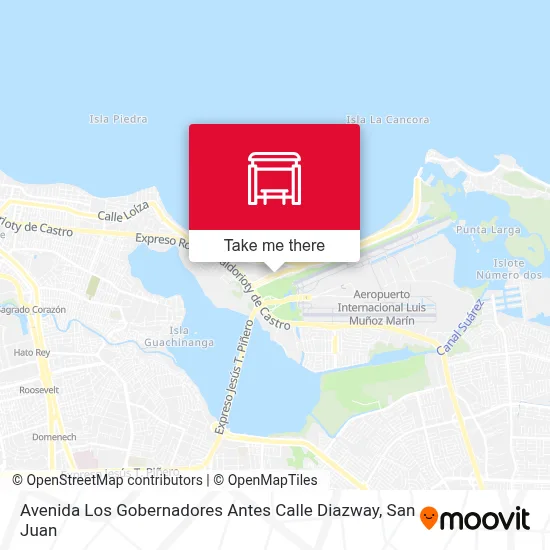 Avenida Los Gobernadores Antes Calle Diazway map