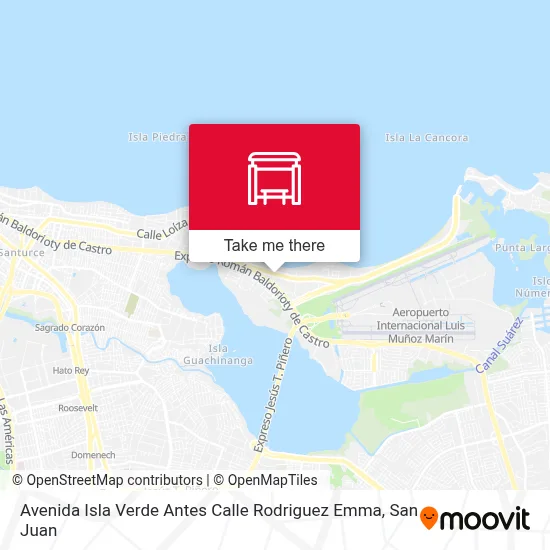 Avenida Isla Verde Antes Calle Rodriguez Emma map