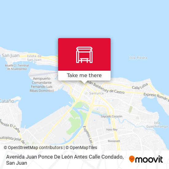 Avenida Juan Ponce De León Antes Calle Condado map
