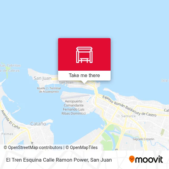 Mapa de El Tren Esquina Calle Ramon Power