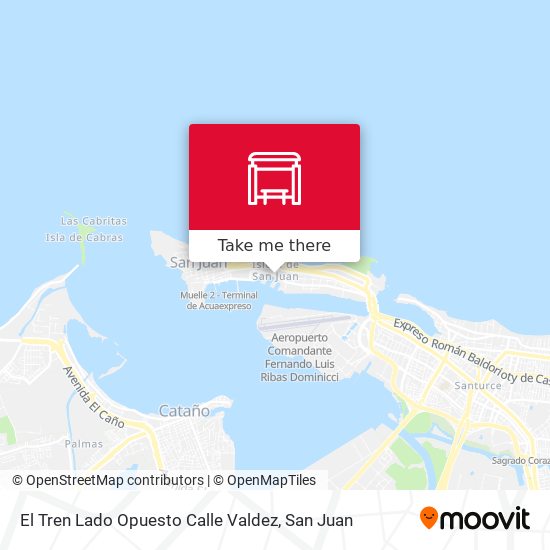 El Tren Lado Opuesto Calle Valdez map