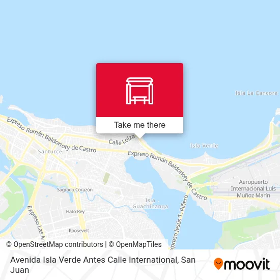 Avenida Isla Verde Antes Calle International map