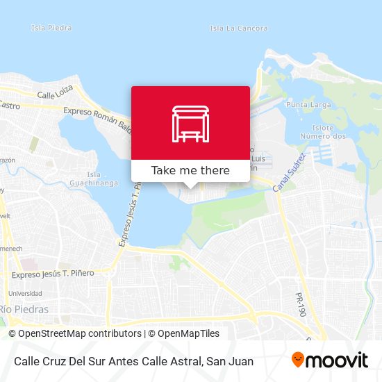 Mapa de Calle Cruz Del Sur Antes Calle Astral