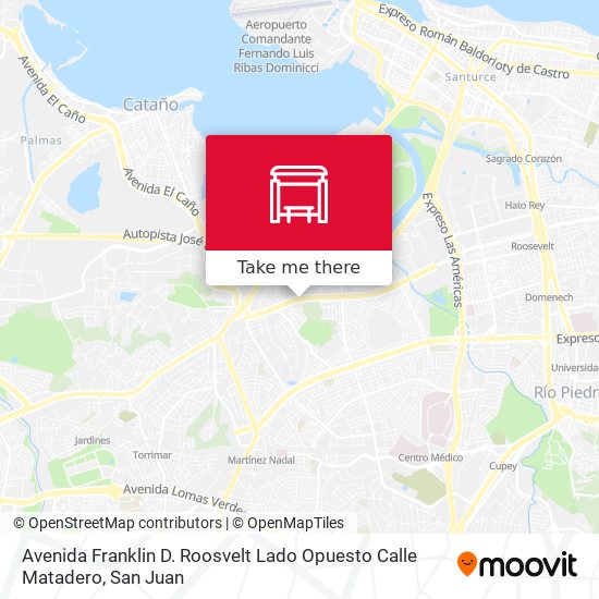 Avenida Franklin D. Roosvelt Lado Opuesto Calle Matadero map