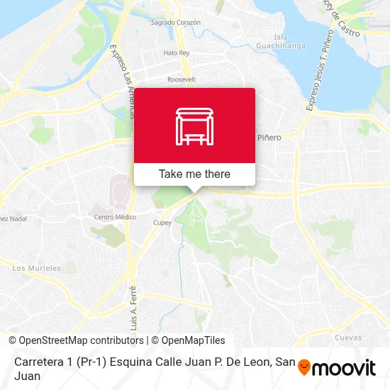 Carretera 1 (Pr-1) Esquina Calle Juan P. De Leon map