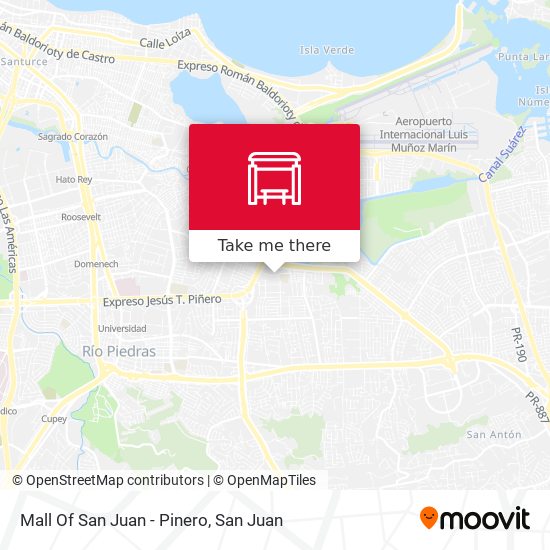 Mall Of San Juan - Pinero map