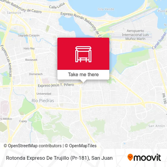 Mapa de Rotonda Expreso De Trujillo (Pr-181)