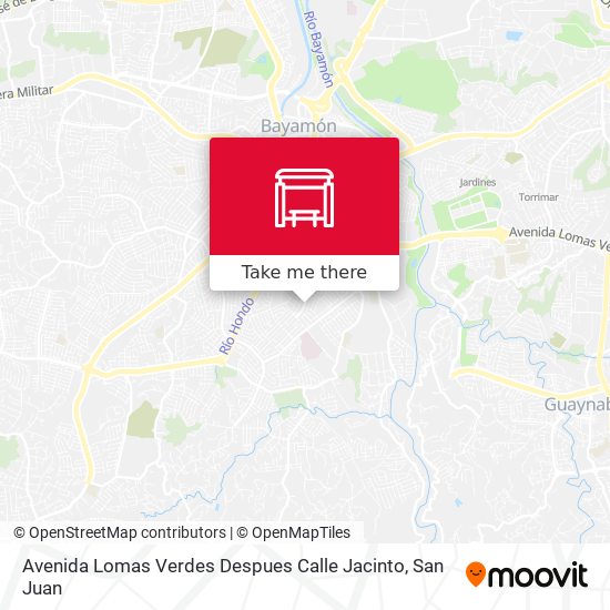 Mapa de Avenida Lomas Verdes Despues Calle Jacinto