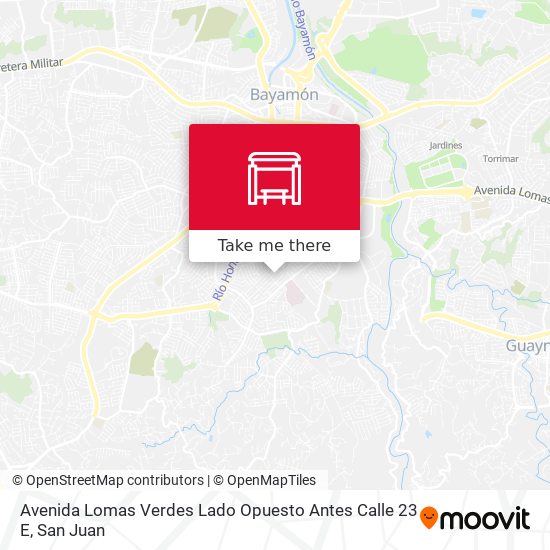 Mapa de Avenida Lomas Verdes Lado Opuesto Antes Calle 23 E