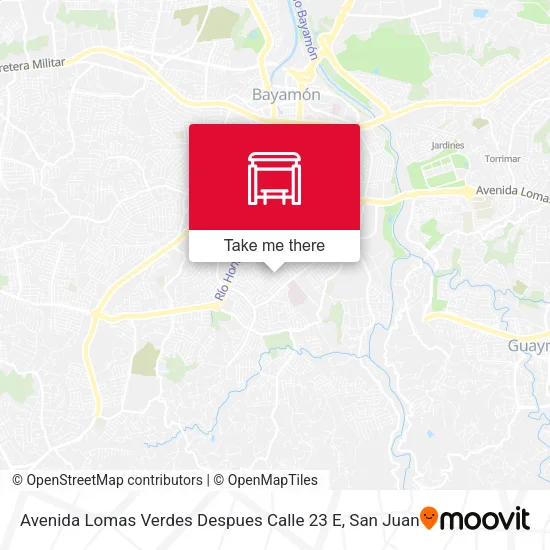 Mapa de Avenida Lomas Verdes Despues Calle 23 E