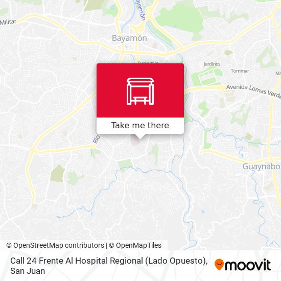 Call 24 Frente Al Hospital Regional (Lado Opuesto) map