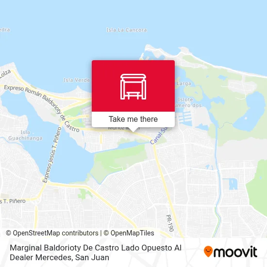 Marginal Baldorioty De Castro Lado Opuesto Al Dealer Mercedes map