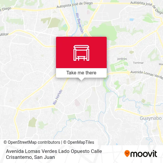 Mapa de Avenida Lomas Verdes Lado Opuesto Calle Crisantemo