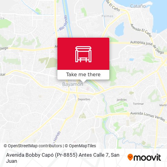 Mapa de Avenida Bobby Capó (Pr-8855) Antes Calle 7
