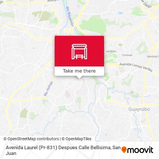 Avenida Laurel (Pr-831) Despues Calle Bellisima map