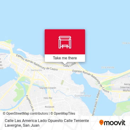 Calle Las America Lado Opuesto Calle Teniente Lavergne map