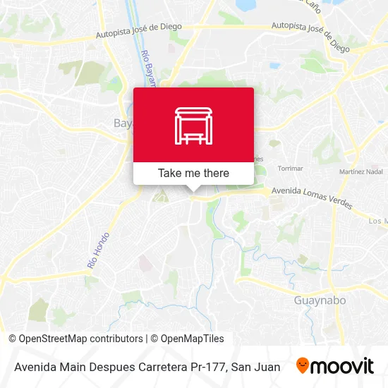 Mapa de Avenida Main Despues Carretera Pr-177