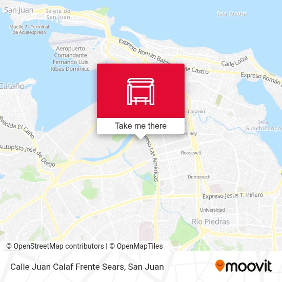 Mapa de Calle Juan Calaf Frente Sears