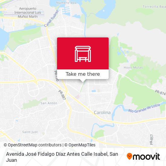 Avenida José Fidalgo Díaz Antes Calle Isabel map